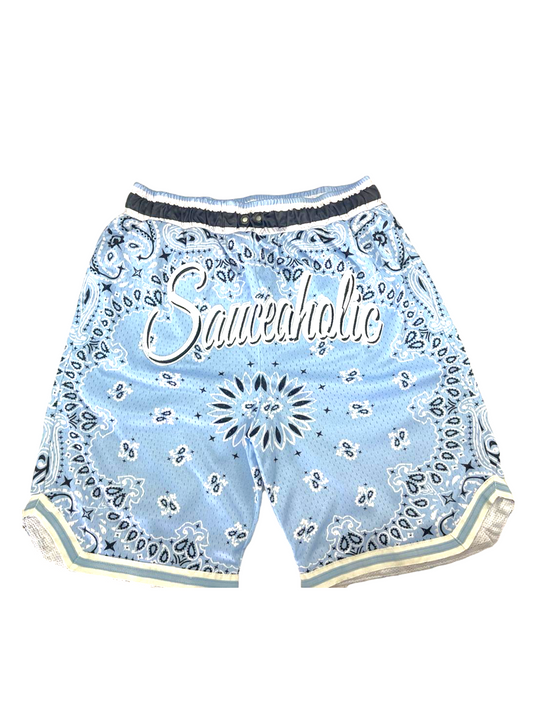 UNC Bandanna shorts - Sauceaholic