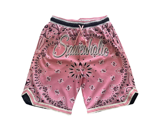 pink bandanna shorts - Sauceaholic